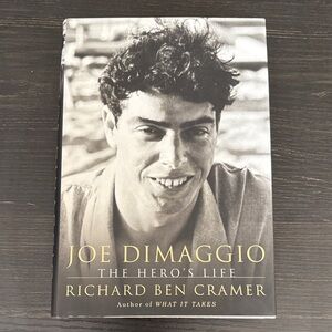 Joe DiMaggio: The Hero's Life Hardcover Book - Black & White